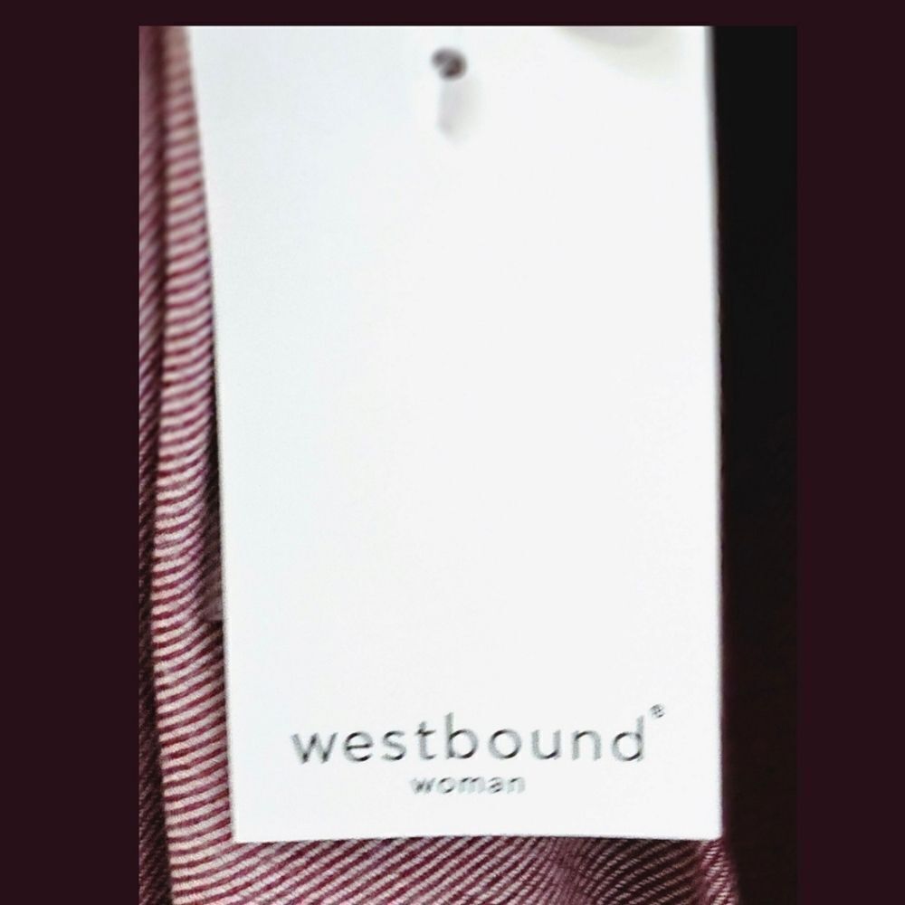 WESTBOUND Women's Plus Size Mauve Super soft Long Sleeve Button - Up Shirt 3X - Picture 9 of 12